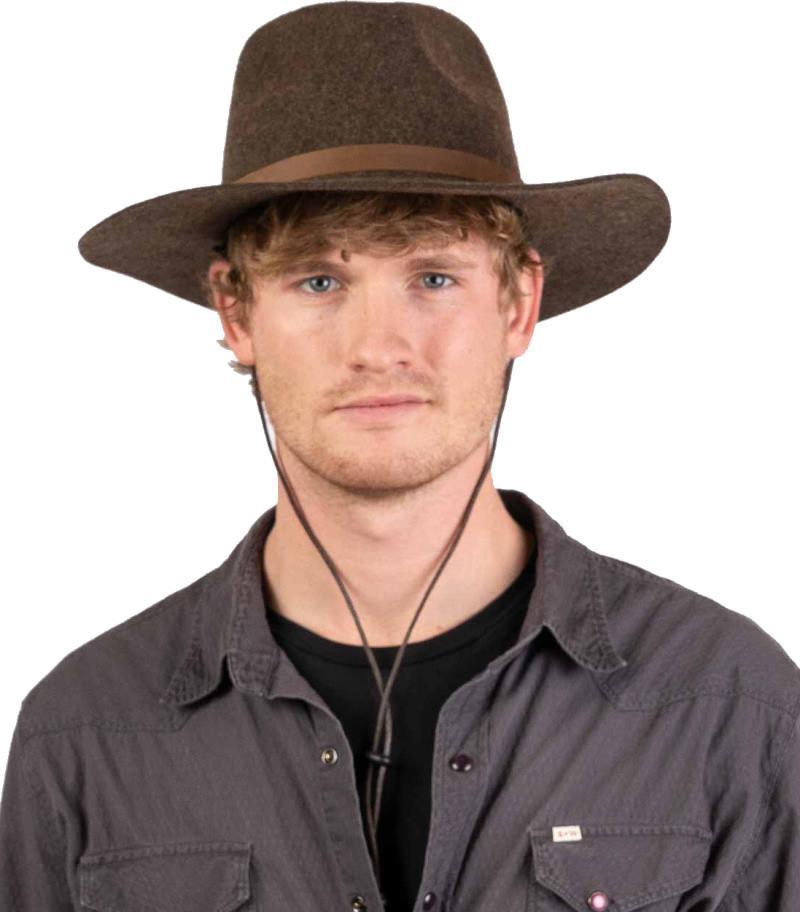 Elson Wide Brim - Mens - mushroom 1