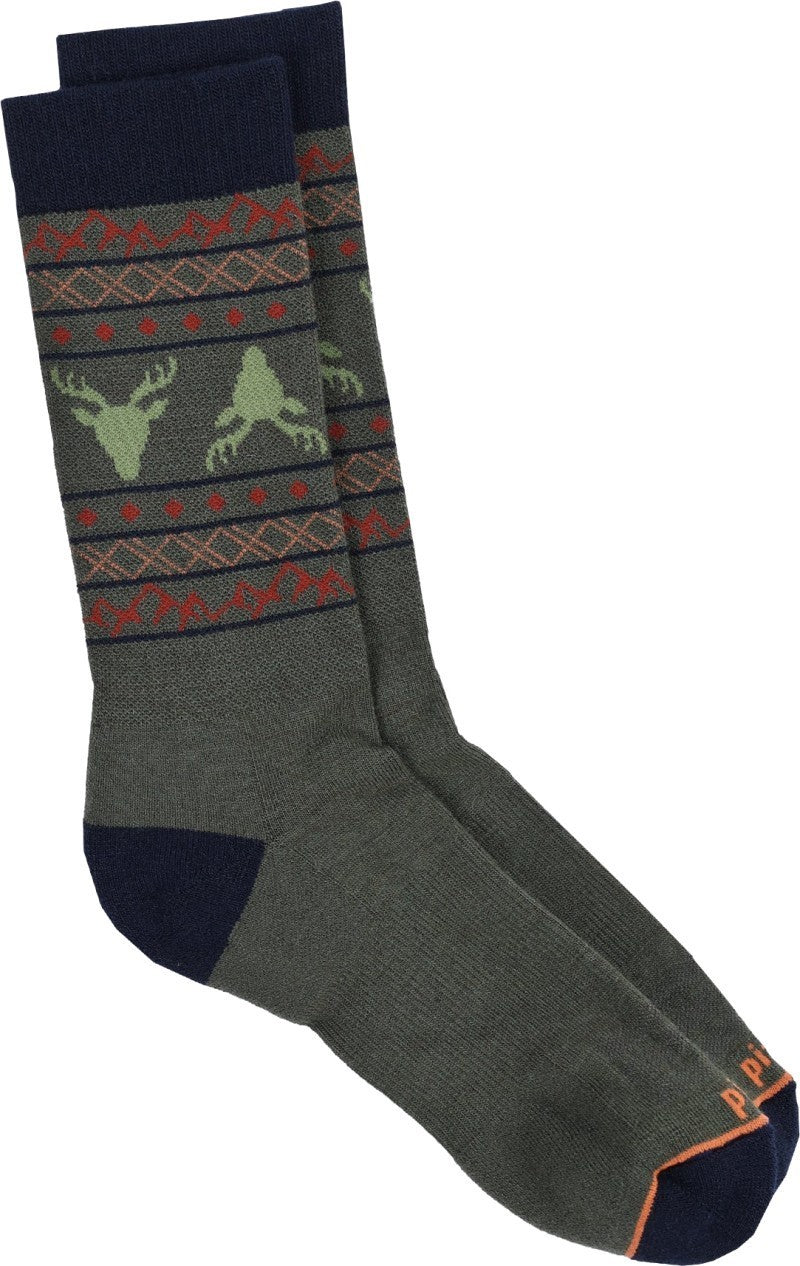 Fraser Crew Socks - Mens - olive 1