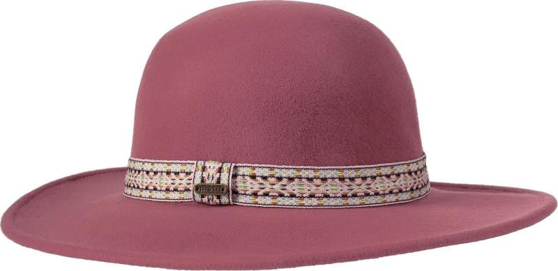 Marlowe Wide Brim - Womens - rosewood 1