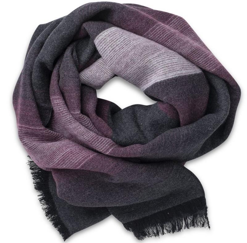 Shae Scarf - Womens - plum 1