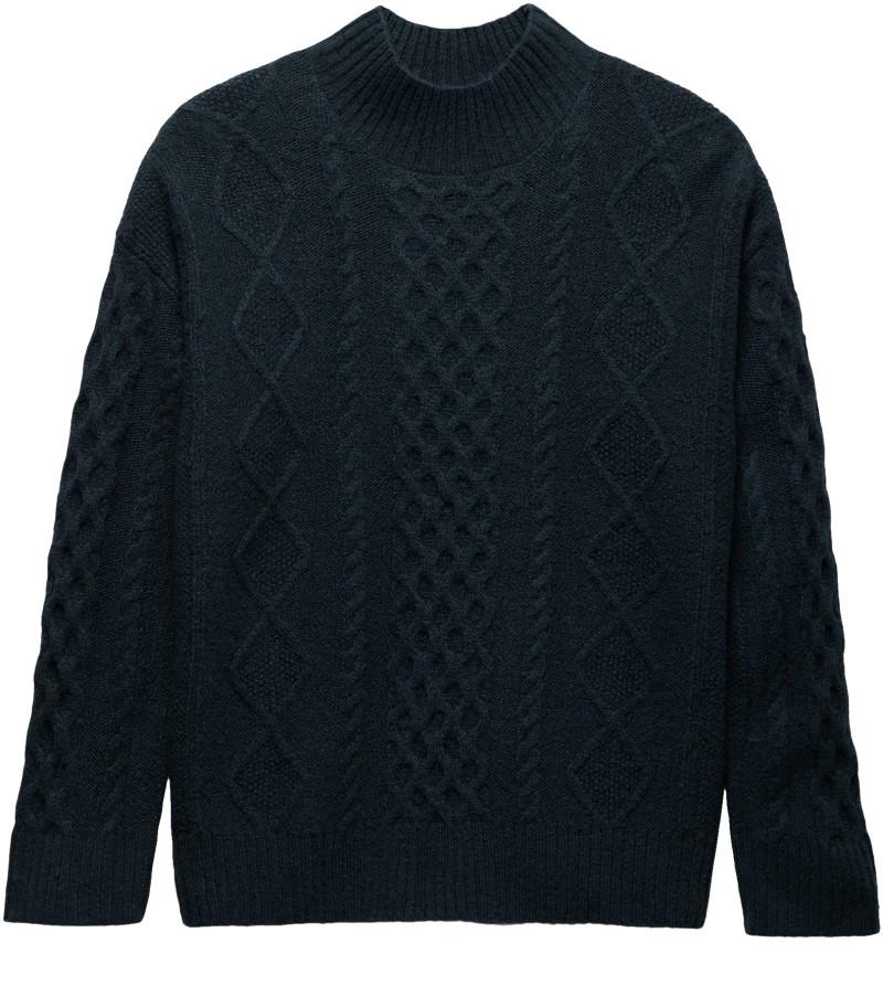 Amber Mountain Cable Sweater - Womens - nautical 1