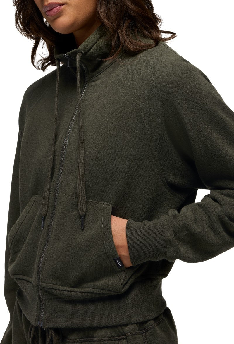 Cozy Up Full Zip - Womens - nori 1