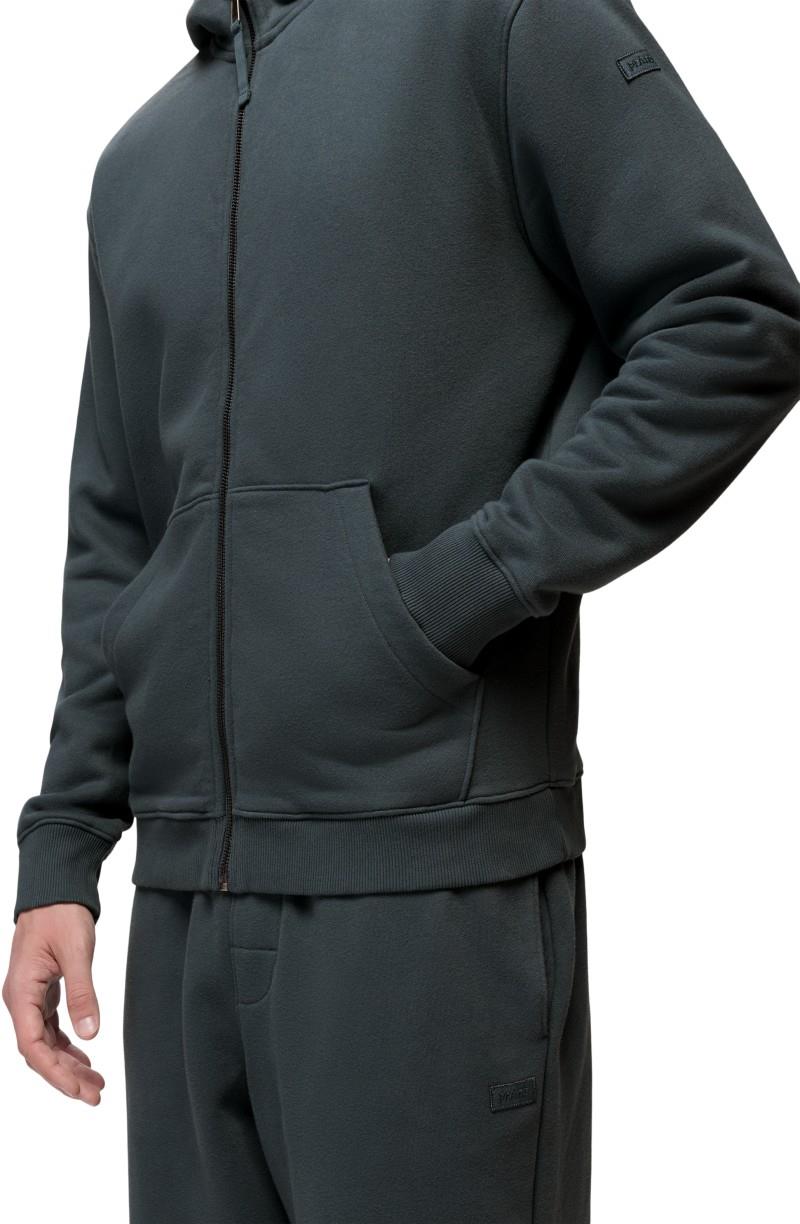 DreamFleece Full Zip Hoodie - Mens - grey blue 1