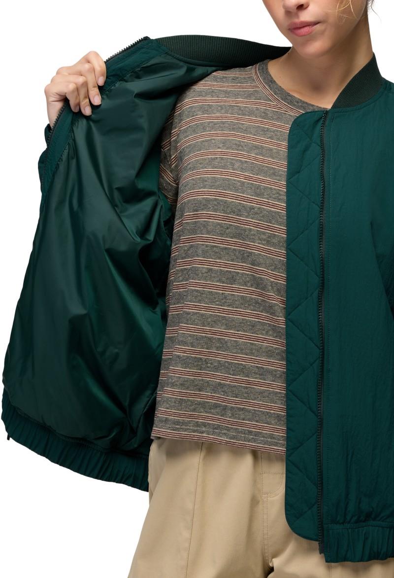Encinitas Bomber Jacket - Womens - root green 1
