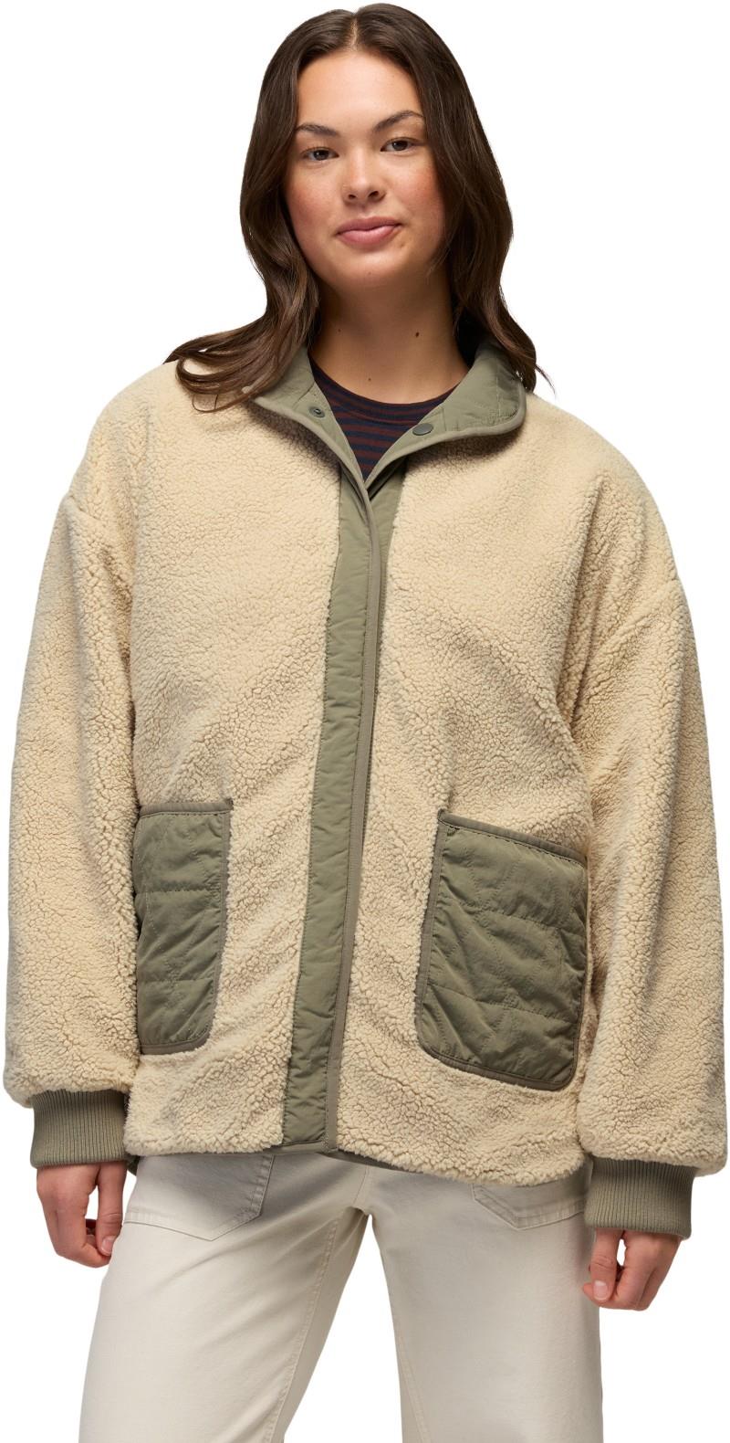 Encinitas Reversible Coat - Womens - sage / stone 1