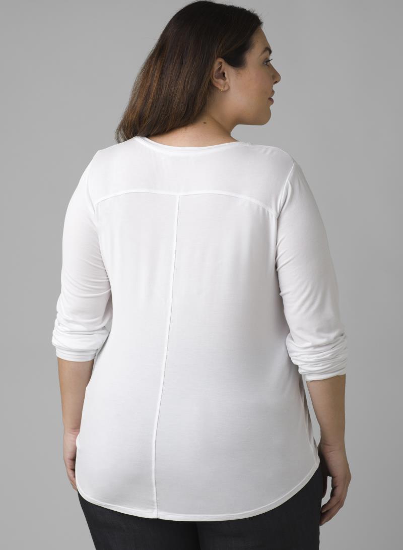 Foundation LS Plus - Womens - White 3