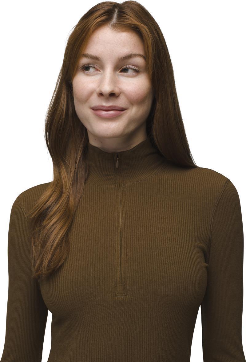 Foundation Rib LS Dress - Rich Earth Heather 4