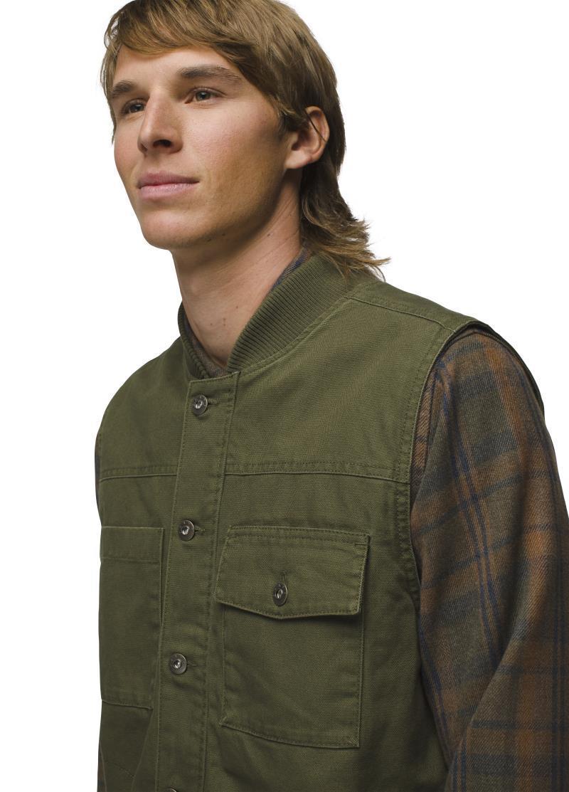 Grover Canvas Vest - Mens - Cargo Green 5