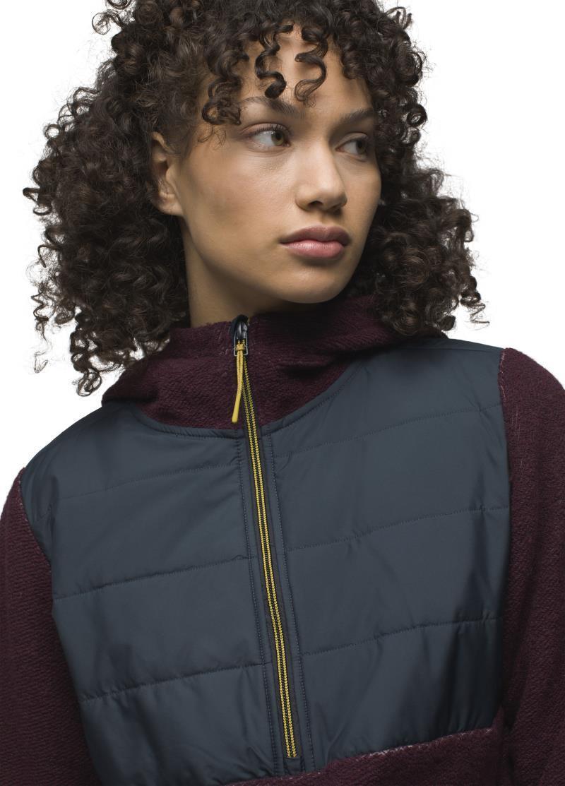 IncrediWool 1/2 Zip - Womens - Mulberry Block 4