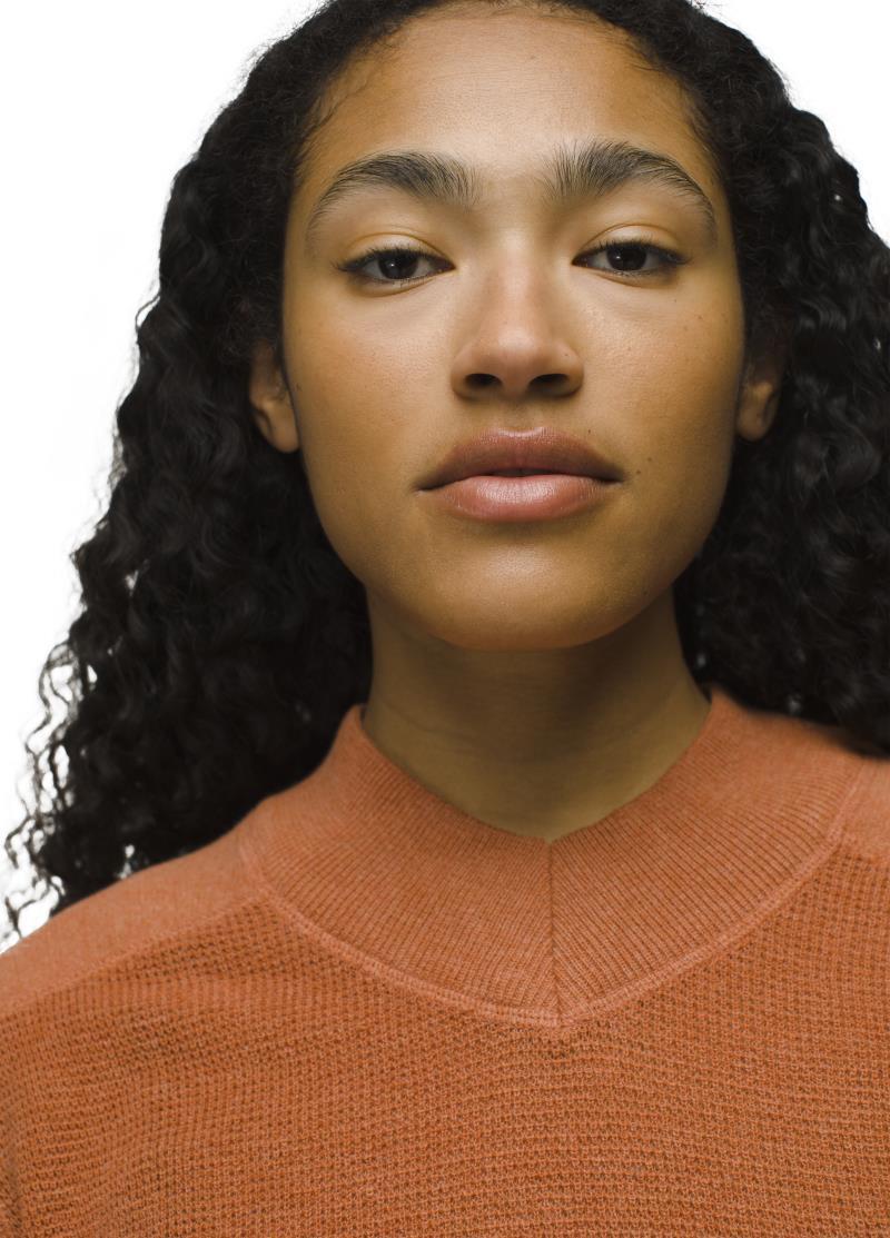 Milani V-Neck - Womens - Terracotta 4