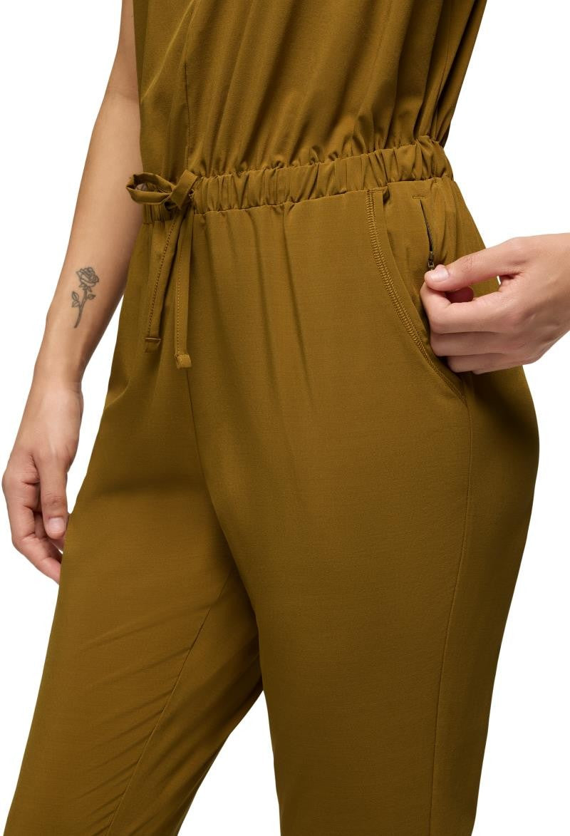 Railay Jumpsuit - Womens - retro olive 1
