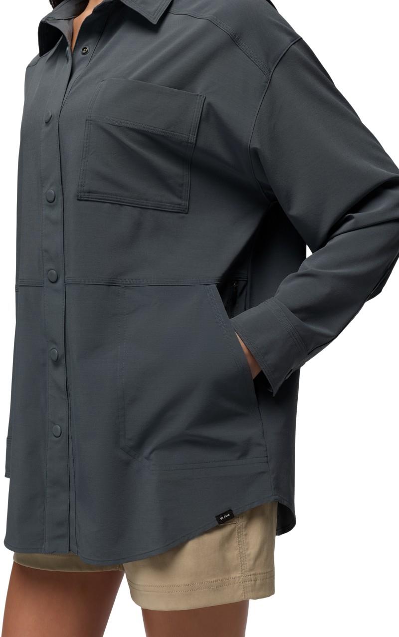 Railay Oversized Button Down - Womens - thundercloud 1