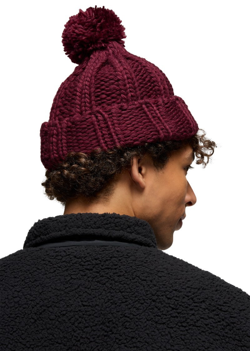 Snow Crystal Beanie - deep vino 1