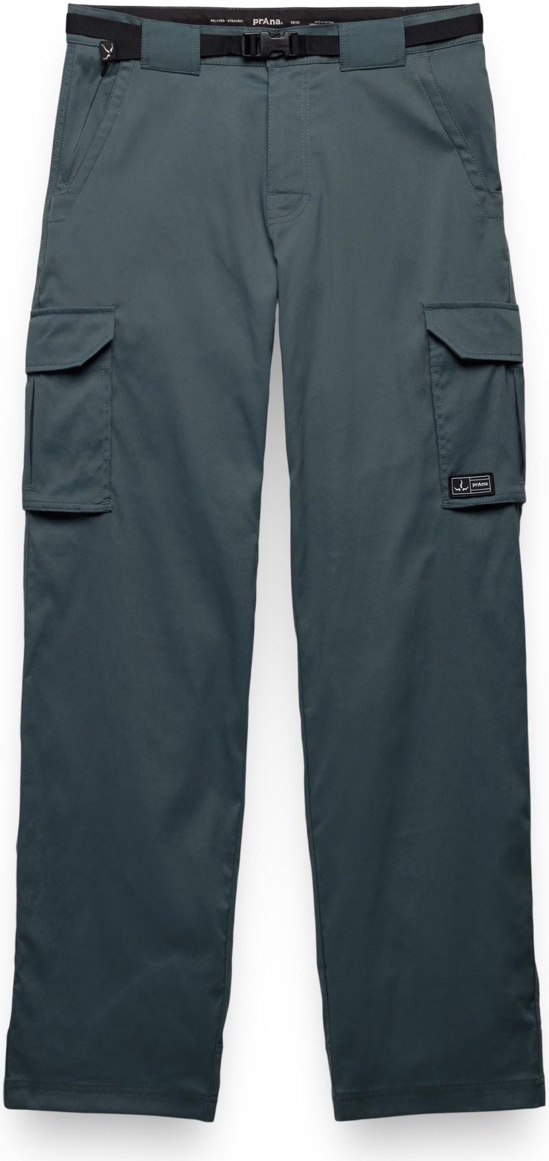 Stretch Zion Cargo Relaxed Pants, 34" Inseam - Mens - grey blue 1