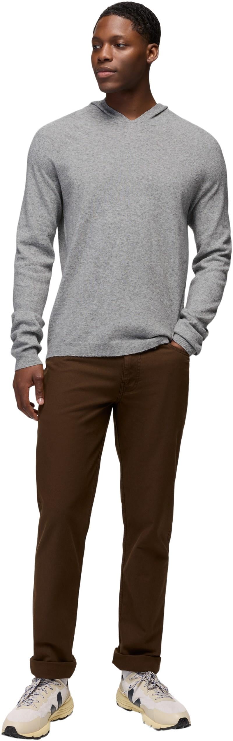 Three Falls Hooded Sweater - Mens - heather grey 1