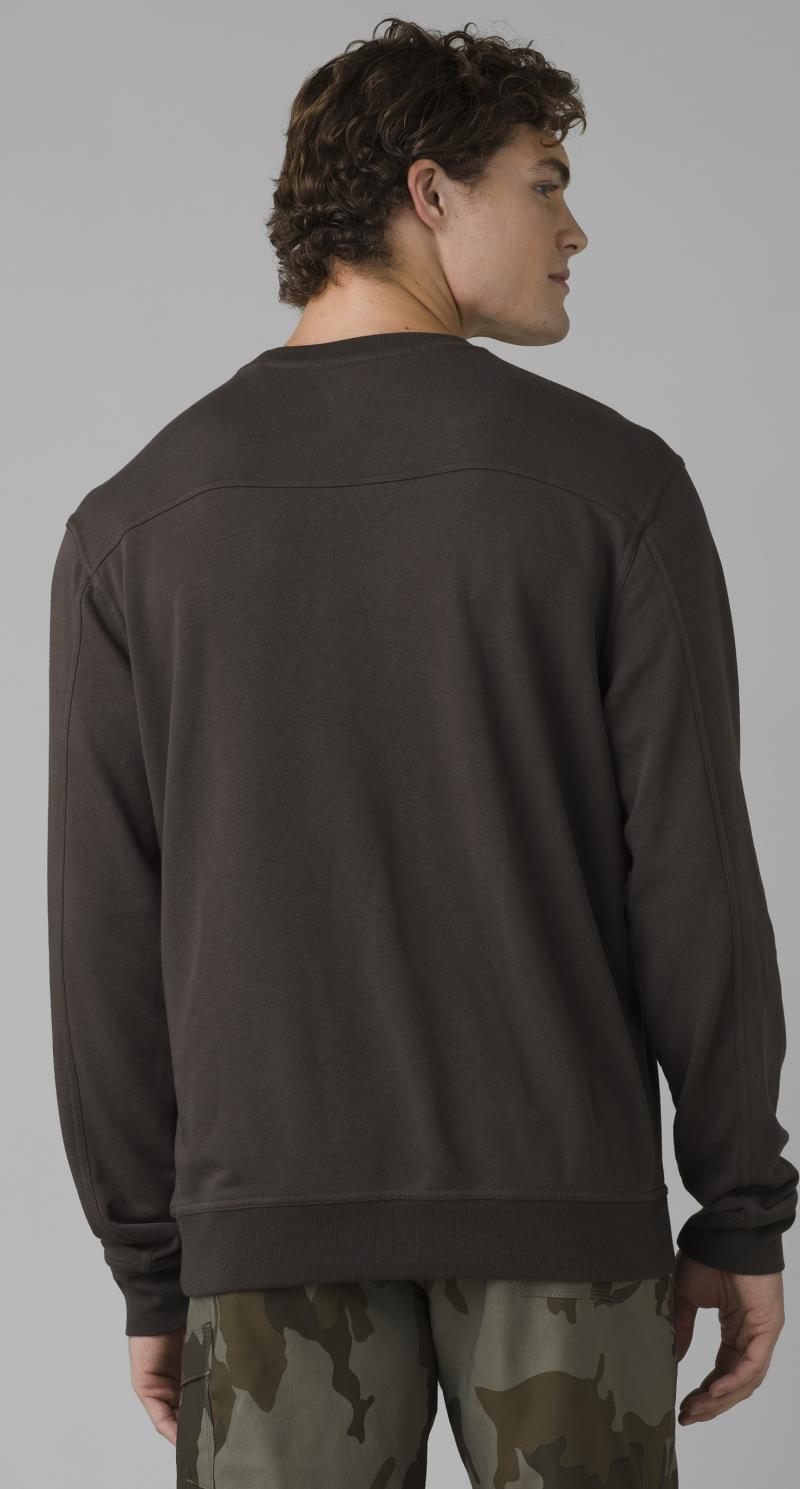 prAna Patch Pullover Crew - Mens - dark iron 1