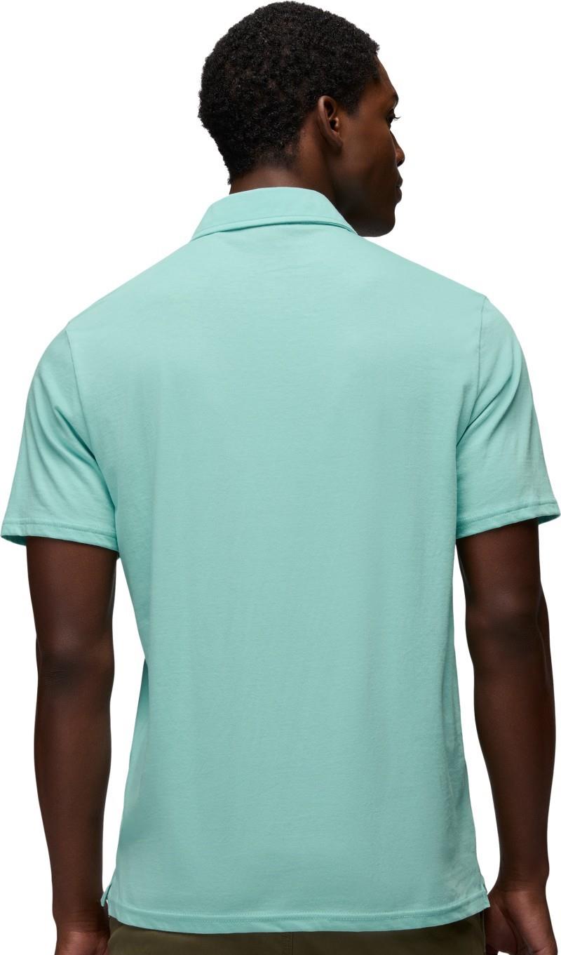 prAna SS Polo - Mens - sea glass 1