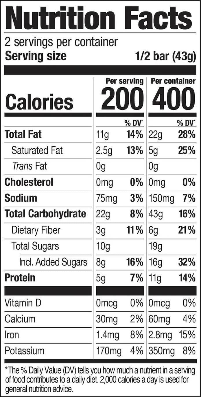 Peanut Butter Chocolate Chip Meal Bar - Not Applicable 2