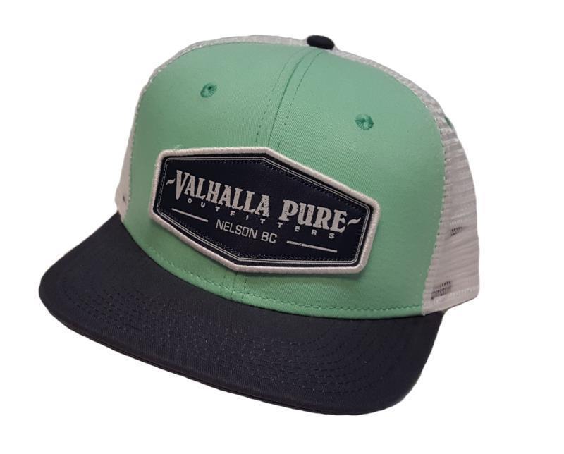 VPO Nelson Mesh Trucker Hat - seafoam / white 1