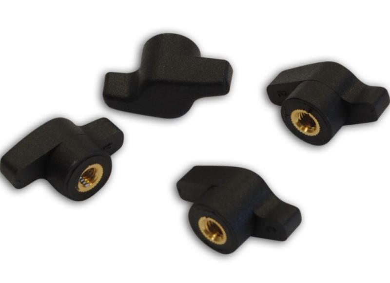 Brass Centered Wingnuts - 4 Pack - Not Applicable 1