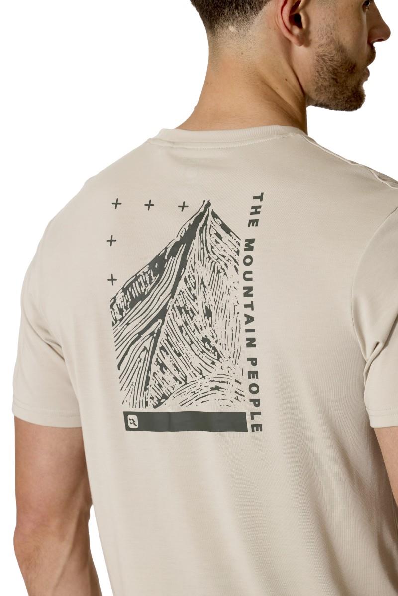 Crimp Esker Tee - Mens - pebble 1