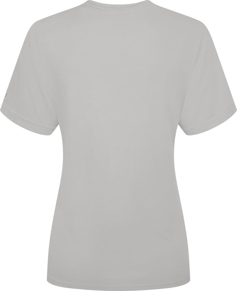Crimp Logo Tee - Womens - light zinc 1