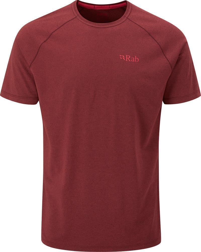 Mantle Tee - Mens - oxblood red marl 1