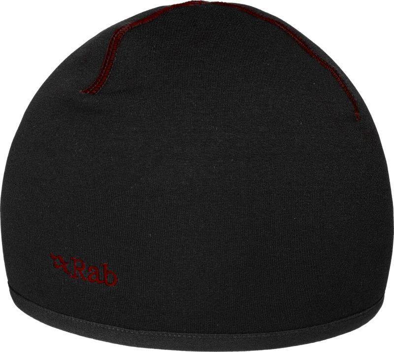 Power Stretch Beanie - Black / Red Logo 1