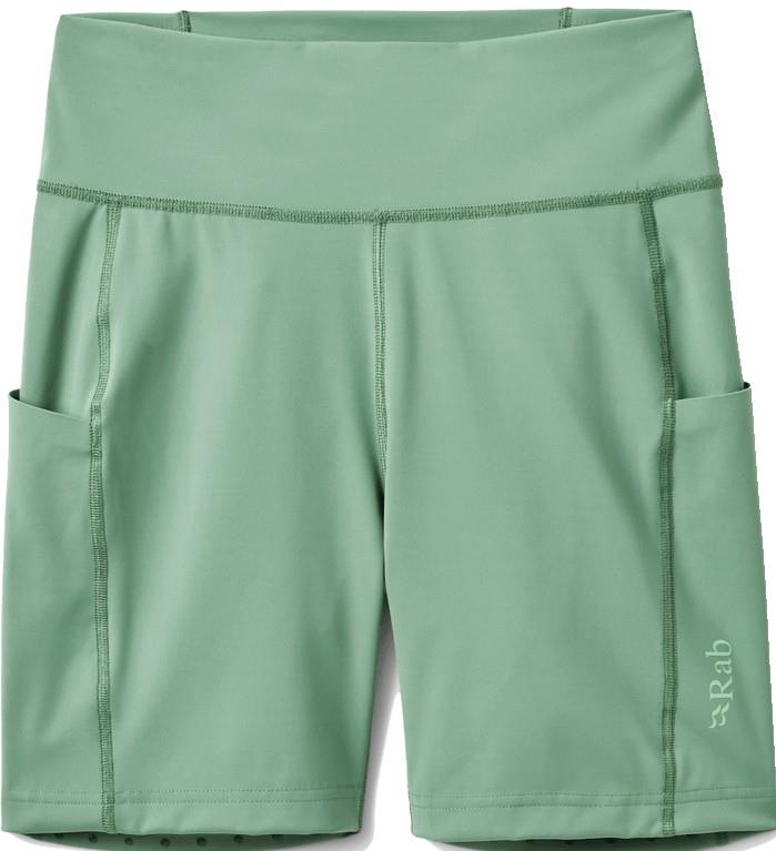 Talus Tights Shorts - Womens - dark fig green 1