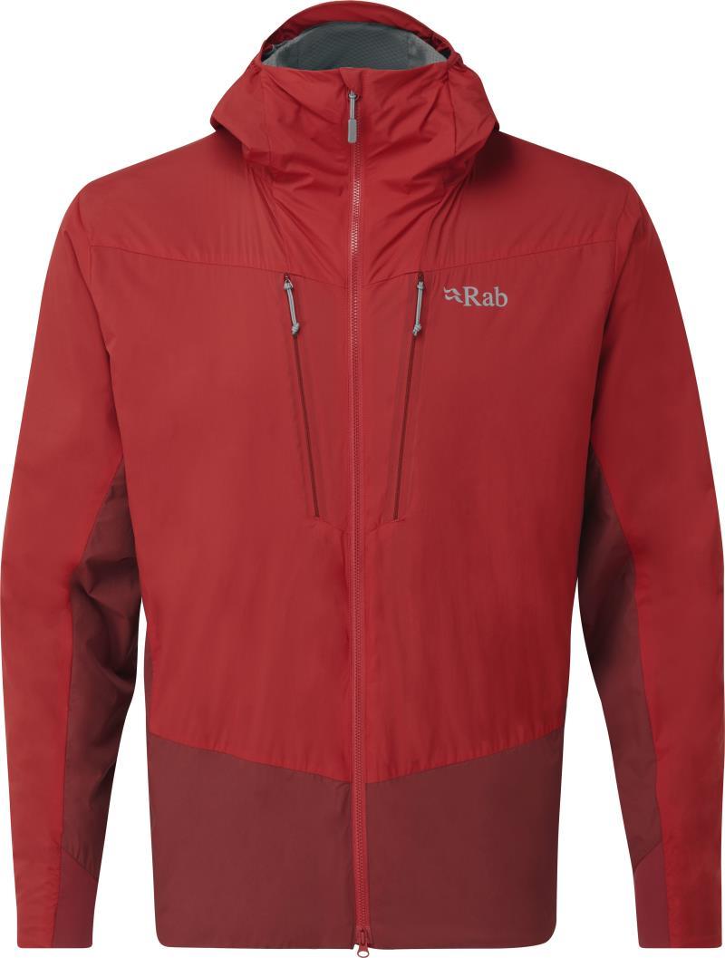 Vapour-Rise Alpine Light Jacket - Mens - oxblood red / ascent red 1
