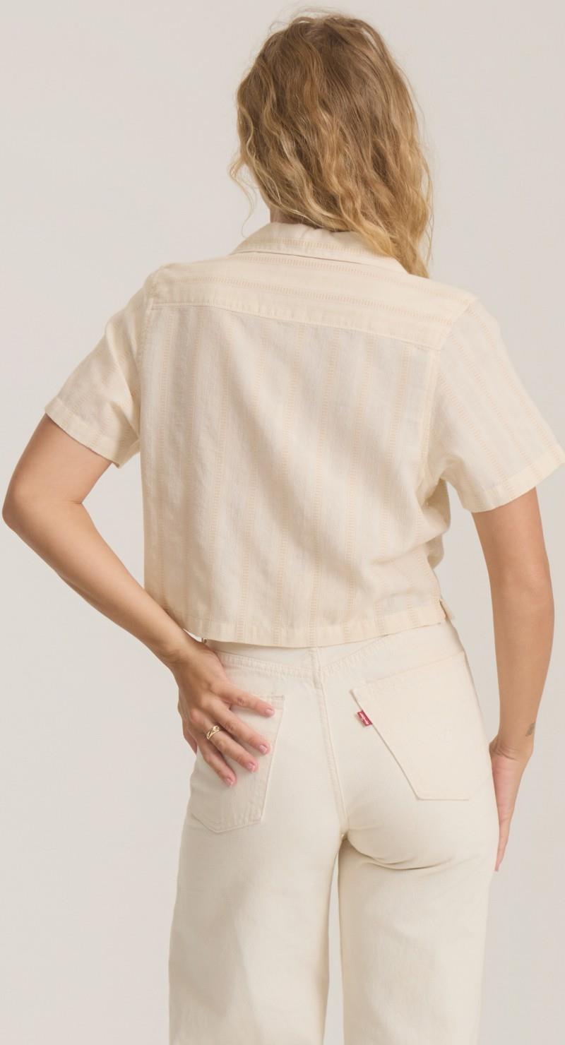 Crosswinds Camp Woven SS - Womens - unbleached 1