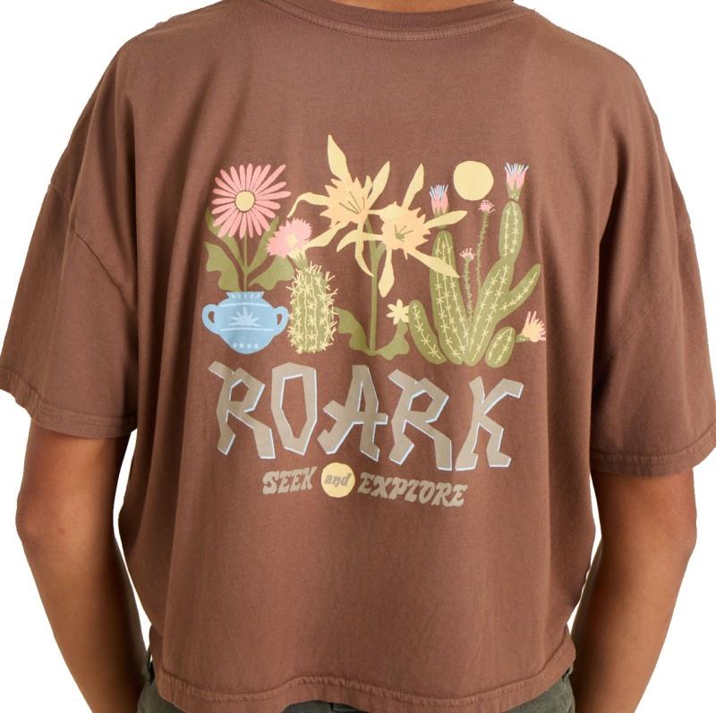 Garden Seek Boxy Crop SS - Womens - otter 1