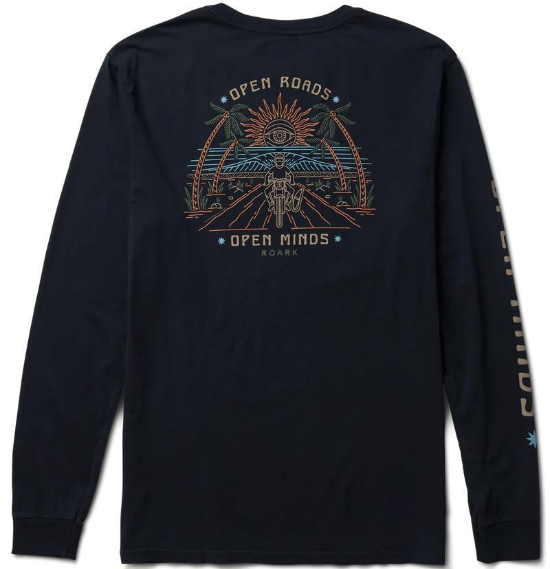 Open Roads LS Tee - Mens - Dark Navy 3
