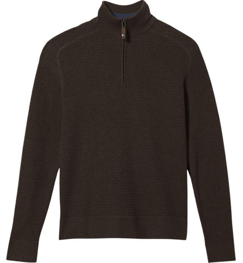All Season Merino Thermal 1/4 Zip - Mens - turkish coffee 1