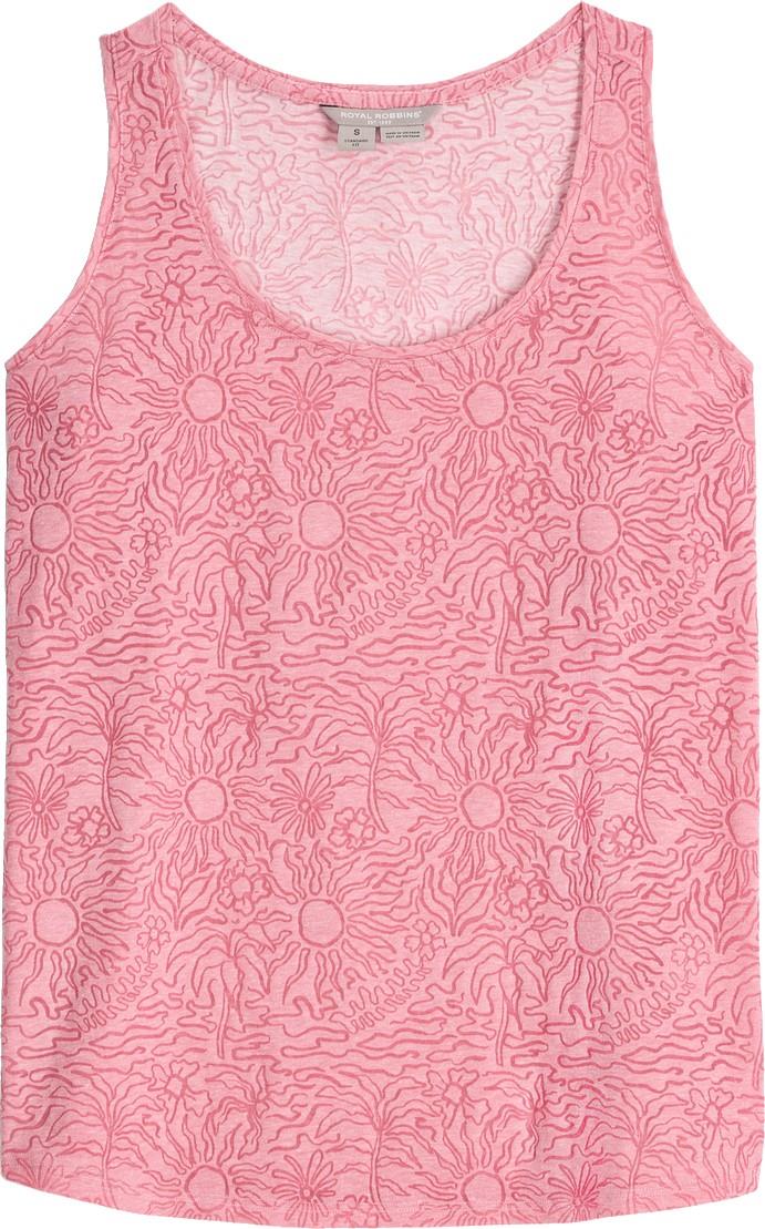 Featherweight Tank - Womens - orchid heather sunburst print 1