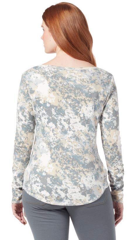 Kickback Organic Cotton Square Neck - Womens - river rock ingalls print 1