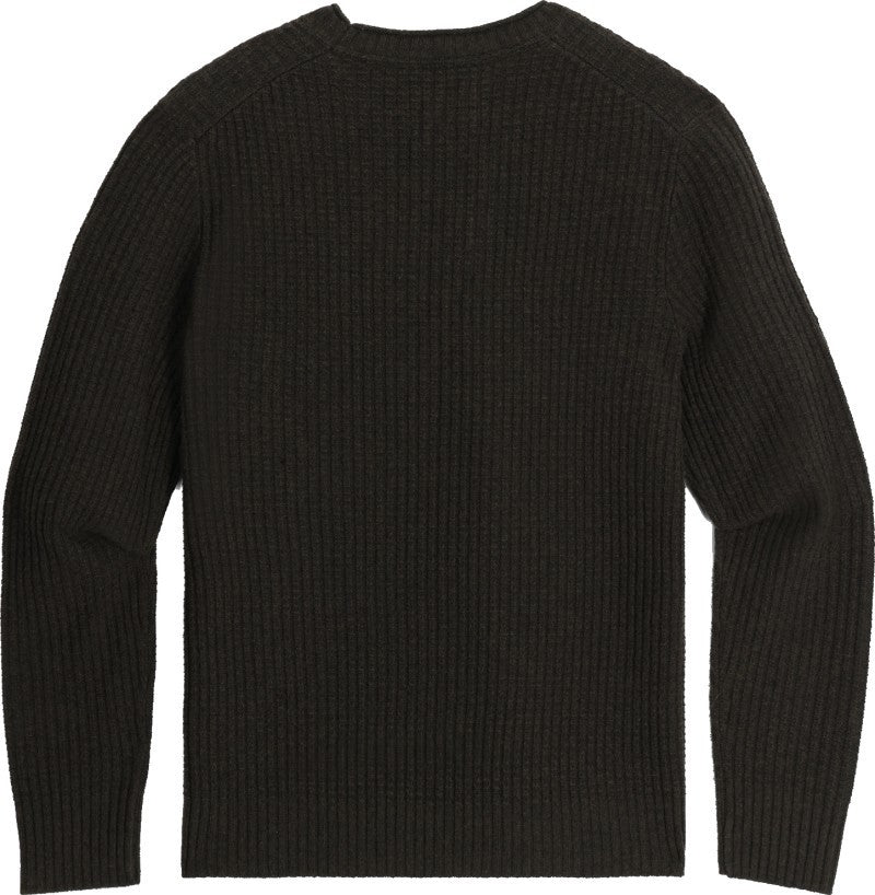Rockcraft Waffle Crew - Mens - black olive heather 1