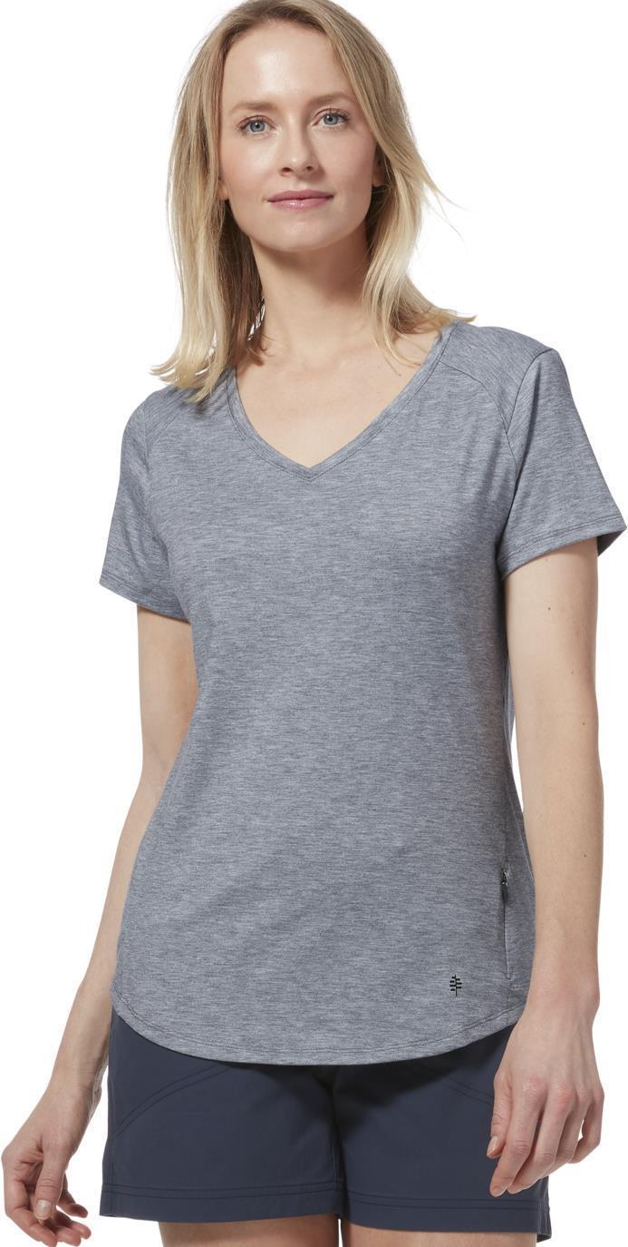 Round Trip Drirelease SS - Womens - slate heather 1