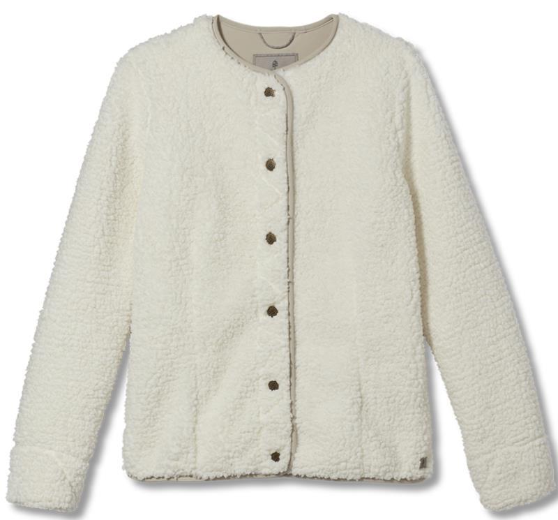 Urbanesque Sherpa Cardi - Womens - creme 1