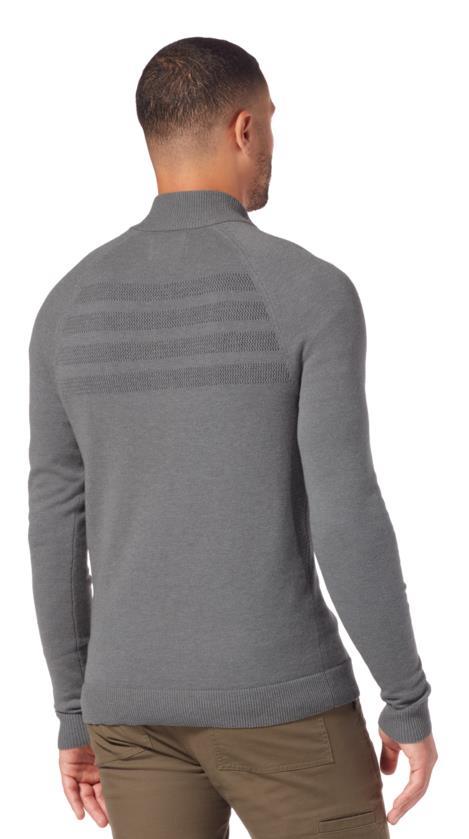 Ventour 1/4 Zip Sweater - Mens - river rock heather 1