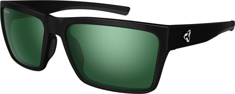 Nelson, Polar Black Matte / Green Lens Silver FM - not applicable 1