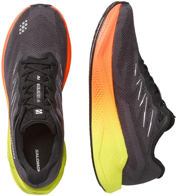 Aero Blaze 4 - Mens - black / white / safety yellow 1