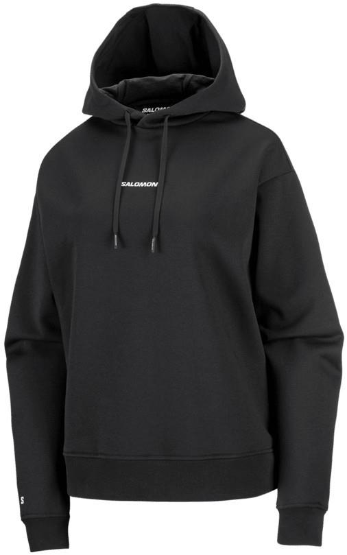 Logo Hoodie - Womens - deep black 1