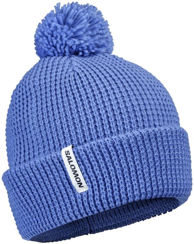 Pompom Beanie - wedgewood 1
