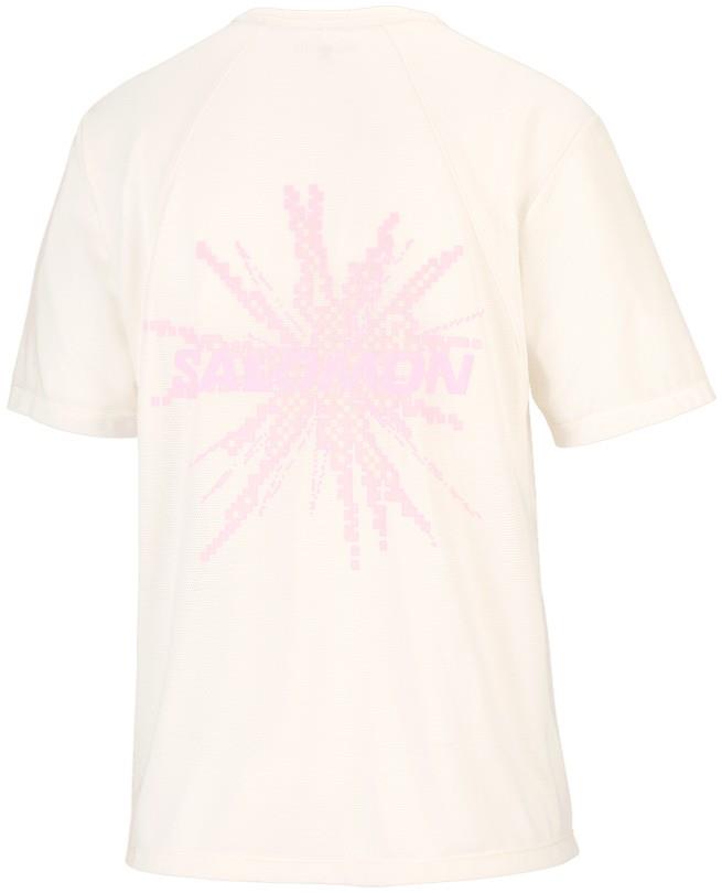 SHAKEout Core SS Tee GFX - Womens - whisper white / pink frosting / icy pink 1
