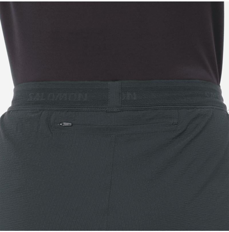 Sense Aero Stow Shorts, 4" Inseam - Womens - deep black / reflective light gray 1