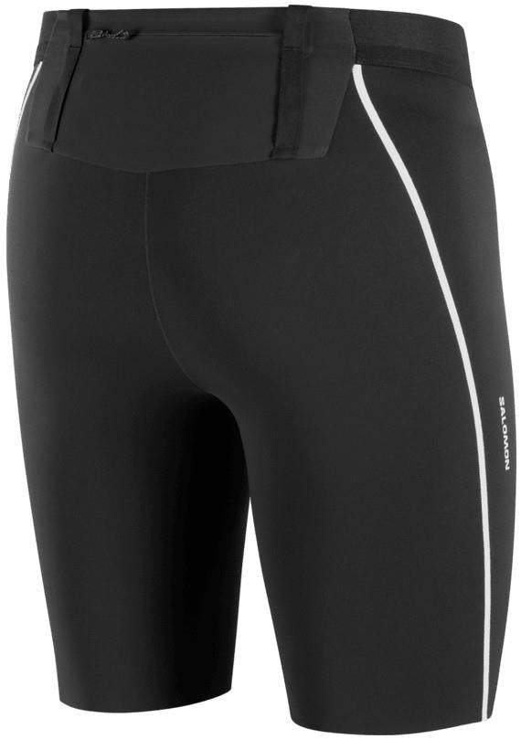 Sense Stow Short Tights, 9" Inseam - Mens - deep black 1