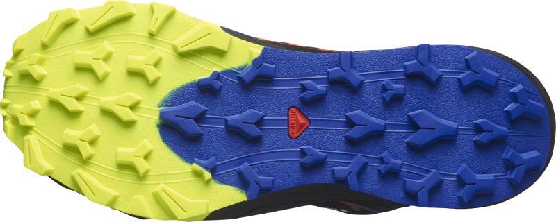 Thundercross GTX Blue Fire - Unisex - black / surf the web / safety yellow 1