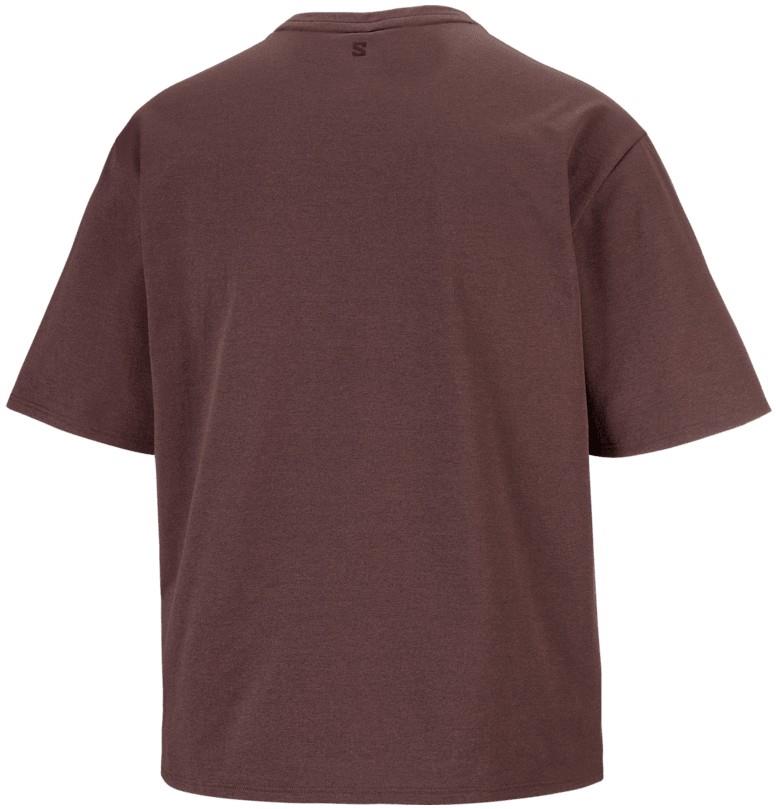 Trackline SS Tee - Womens - coffee bean 1