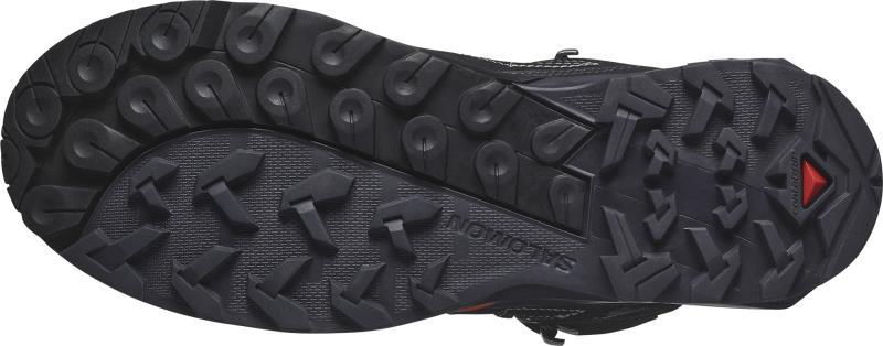 X Ultra Alpine Mid GTX - Womens - Nine Iron / Black / Red Orange 6